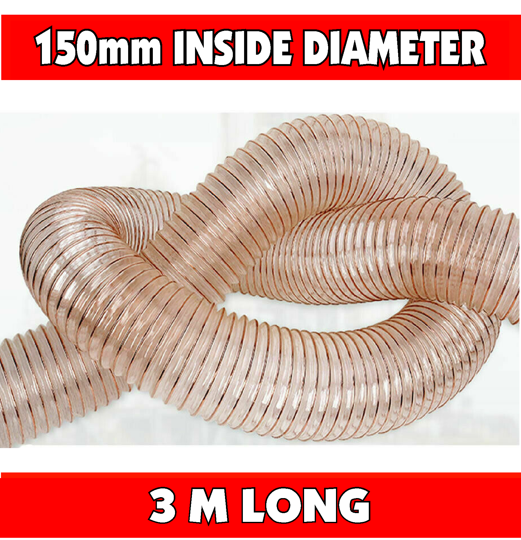 High Quality 150mm PU Pipes Chemical Resistant